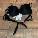 No Brand Black/White Swim Top- Size XS