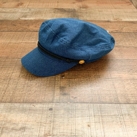 Urban Outfitters Denim Captain Hat NWT