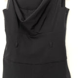 Black Halo Black Romper- Size 2 (see notes)
