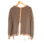 LOFT Striped Peplum Sweater Top- Size XL
