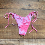 No Brand Pink String Bikini Bottoms- Size S