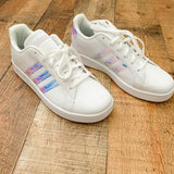 Adidas Grand Court Iridescent Sneakers - Size 4