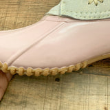 Jack Rogers Pink/Gold Shimmer Duck Boots- Size 8 (See Notes- Sold Out Online!)