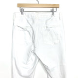 Good American White Distressed Skinny Jeans- Size 15 (Inseam 27”)