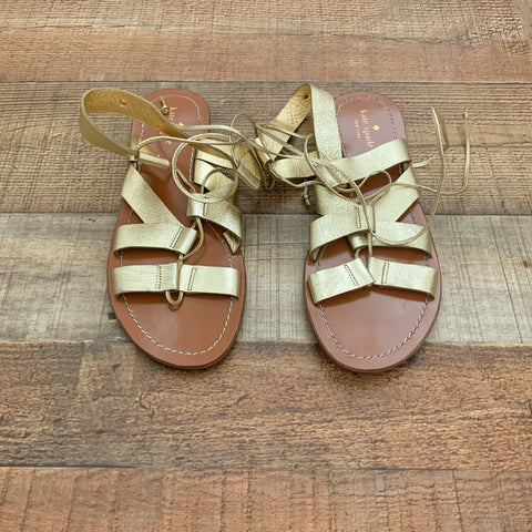 Kate spade 2025 gold sandals