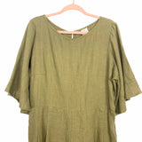 Uncle Frank Olive Wide Leg Jumpsuit NWT- Size XL