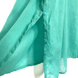 Guadalupe Green Semi Sheer Slip Dress- Size S