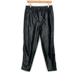BLANKNYC Black Faux Leather Drawstring No Guidance Jogger Pants- Size 29 (Inseam 26")
