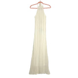 Petal + Pup Ivory Crochet Halter Tie Lined Dress NWT- Size 4