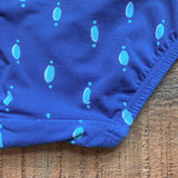 Lilly Pulitzer Teal/Turquoise Print High Waisted Side Cutout Bikini Bottoms- Size 4 (see notes, we have matching top)