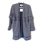 JACK by BB Deep Navy Ruffle Cardigan NWT- Size S