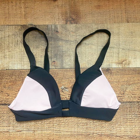 Adore Me Black and Pink Padded Bikini Top- Size S (we have matching bottoms)