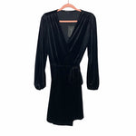 Gibson Look Black Velvet Wrap Dress NWT- Size M