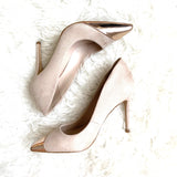 Aldo Tan Gold Toe Heels- Size 7 (see notes)