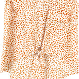 Vestique Animal Print Button Up Tie Front Tank Blouse NWT- Size S