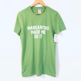 Pink Lily "Margaritas Made Me Do It" Tee NWT- Size S