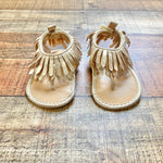 No Brand Gold Tassel Sandals- Size ~6-12M (see notes)