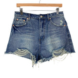 Signature 8 Distressed Jean Shorts- Size M