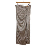 Eloquii Metallic Maxi Twist Skirt with Slit NWT- Size 14