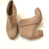 Lucky Brand Booties with Side Zipper- Size 9