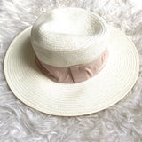 Impressions Ivory Paper Hat NWT- One Size