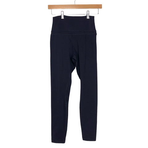 No Brand Navy High Waist Leggings- Size ~S (See Notes - Inseam 23")