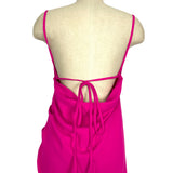 Amanda Uprichard Hot Pink Asymmetrical Back TieDress- Size S