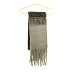 No Brand Grey and Black Scarf- One Size