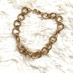J Crew Gold Chain Link Necklace