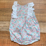 Pukatuka Blue/Green Floral Bubble- Size 3 (see notes)