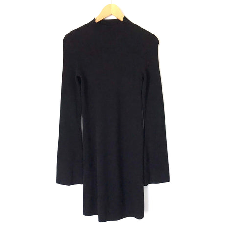 Express Black Mock Neck Sweater Dress NWT- Size XS