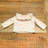 Baby Gap Knit Heart Print Sweater and Pant Set- Size 3-6M