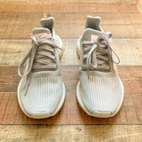 Adidas Gray/Pink Mesh Sneakers- Size 8