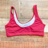 Gym Groupie Red Bikini Top with Buckle NWOT- Size S (we have matching bottoms)