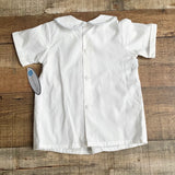 Lullaby Set White Blue Trim Collared Top NWT- Size 4T