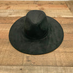 Shop the Mint Black Suede Like Wide Brim Hat NWT