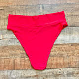 Aerie Red High Cut Cheeky Bikini Bottoms- Size XL (sold out online)