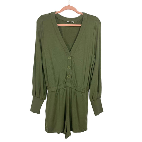 Lovers + Friends Olive Romper- Size M