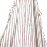 GiGio Purple and White Striped Maxi Dress- Size M (see notes)