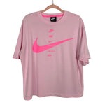 Nike Light Pink Swoosh Tee- Size M (sold out online)