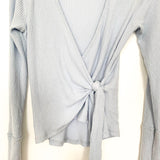 Abercrombie & Fitch Soft Faux Wrap Knotted Top- Size S
