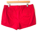 J. Crew Red Chino Shorts- Size 12