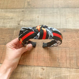 No Brand Animal Print/Bee Stripe Knot Headband