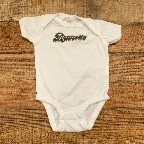 Rabbit Skins "Brunette" Onesie- Size 6M