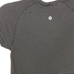 Lululemon Black/White Striped Top- Size ~4 (see notes)