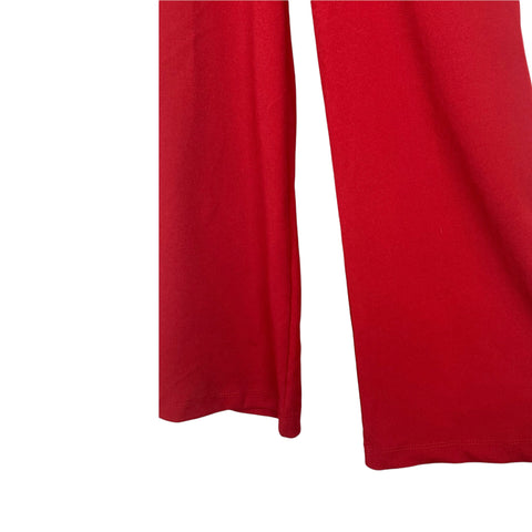 Thinking Out Loud Red Backless Jumpsuit