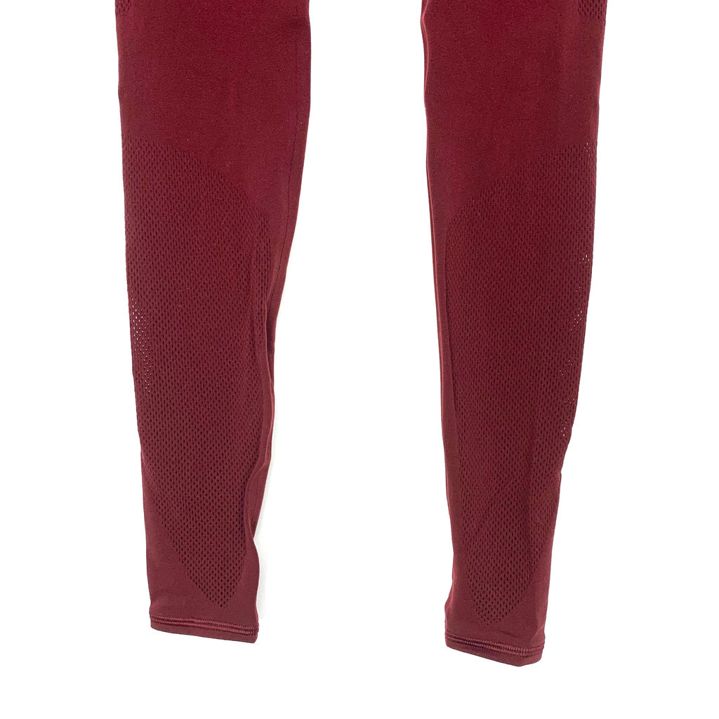 Lululemon Maroon Perforated Side Tight Like Leggings- Size XS (Inseam – The  Saved Collection