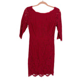 Soieblu Red Lace Dress- Size S