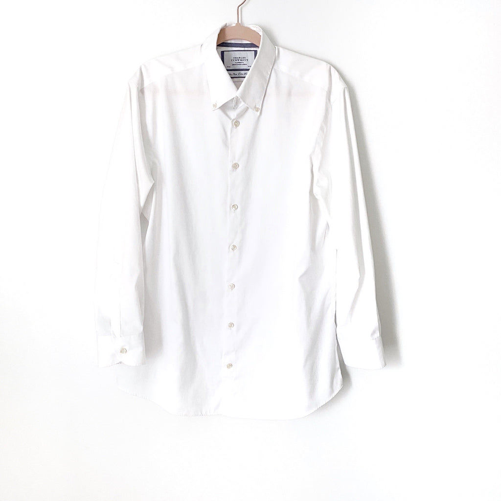 Charles Tyrwhitt White Men's Dress Shirt- Size 17/33 in The Saved Collection Charles Tyrwhitt White Men's Dress Shirt- Size 17/33 in The Saved Collection