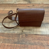 No Brand Faux Leather Brown Animal Print Handbag NWOT